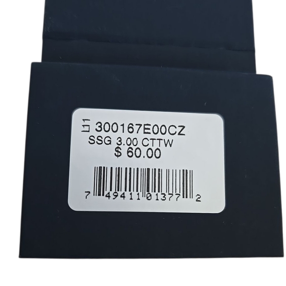 CRISLU Std Earrrings Sterling 18K Gold Cubic Zirconia Round Jewelry - Picture 3 of 7